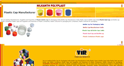 Desktop Screenshot of cap-manufacturer-india.nilkanthcaps.com