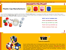 Tablet Screenshot of cap-manufacturer-india.nilkanthcaps.com