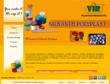 Tablet Screenshot of bottle-cap.packaging.nilkanthcaps.com